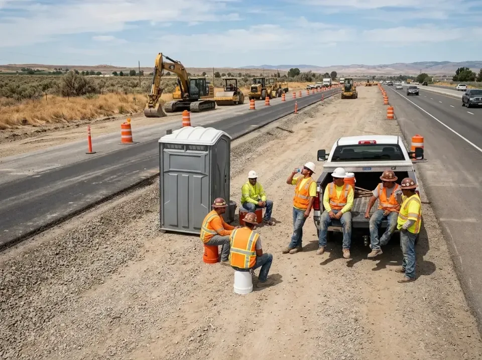 highway-road-construction-crew-007 — frequently asked questions, Porta Potty and Restroom Rentals in Huron, CA